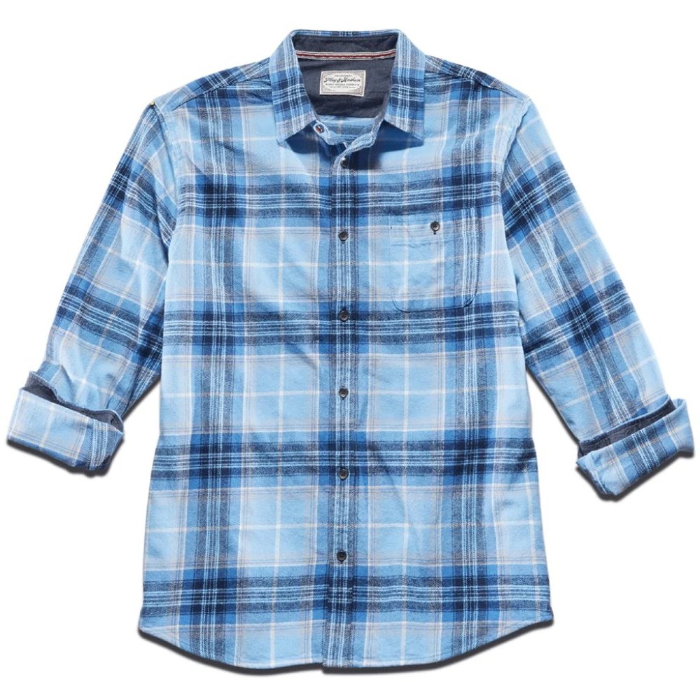 Flag & Anthem Tyler Flannel Shirt – Navy / Blue